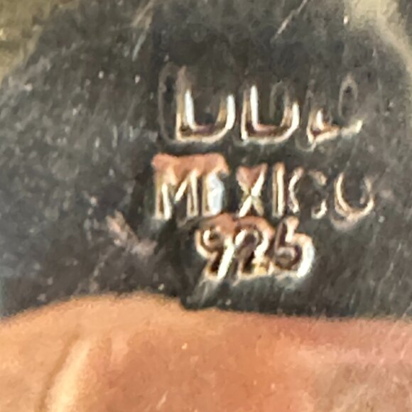 🌺 DDD Mexico 925 Sterling Silver Floral Clip-On Earrings | Vintage Statement - Picture 3 of 4